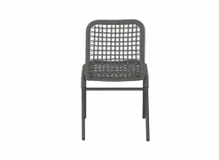 Tuinstoel Hopi 55x61x81cm - artificial rattan - antraciet- Tuinstoelen