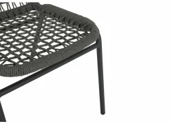 Tuinstoel Hopi 55x61x81cm - artificial rattan - antraciet- Tuinstoelen