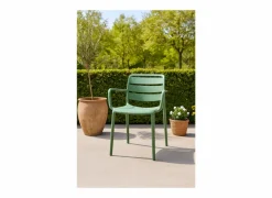 Tuinstoel Matta 60x55x81cm - polypropyleen - groen- Tuinstoelen
