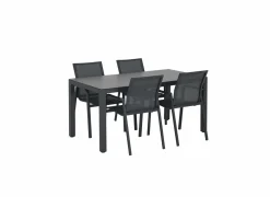 Tuinstoel Party aluminium antraciet- Tuinstoelen