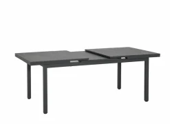 Tuintafel Eden 180/240x95cm - aluminium - antraciet- Tuintafels