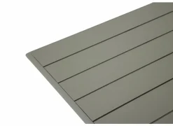 Tuintafels|Tuintafel Lush 70x70x72cm - aluminium - greige