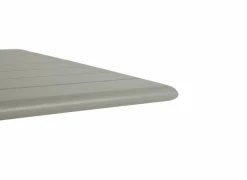 Tuintafels|Tuintafel Lush 70x70x72cm - aluminium - greige