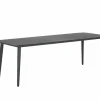 Tuintafels|Tuintafel Shore 220x90cm - aluminium - antraciet