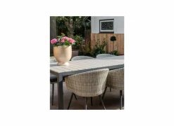 Tuintafels|Tuintafel Shore 180x90cm - aluminium - antraciet