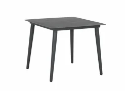 Tuintafels|Tuintafel Shore 90x90cm aluminium antraciet