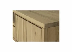 Tv-meubel Amarillo 160cm - eik massief & fineer & decor - naturel- Tv-Meubels|Tv-Meubels