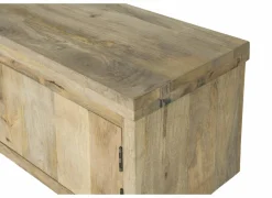 Tv-meubel Boqueria 180cm - mango massief & metaal - naturel- Tv-Meubels|Tv-Meubels