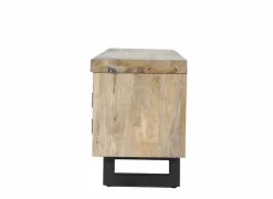 Tv-meubel Boqueria 180cm - mango massief & metaal - naturel- Tv-Meubels|Tv-Meubels