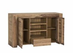 Tv-Meubels|Tv-Meubels|Tv-meubel Carbone 150cm - sheesham massief & decor - naturel