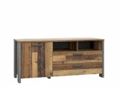 Tv-meubel Clif 142cm - decor - old wood & beton- Tv-Meubels|Tv-Meubels