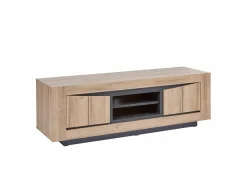 Tv-Meubels|Tv-Meubels|Tv-meubel 160cm - decor - French oak & grijs