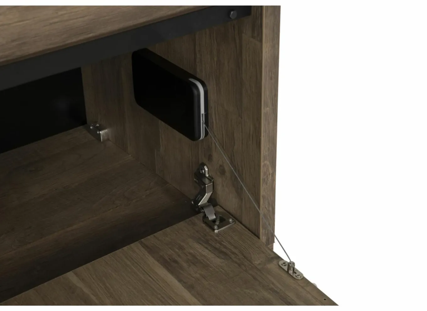 Tv-Meubels|Tv-Meubels|Tv-meubel 179cm - decor - old teak & matt black