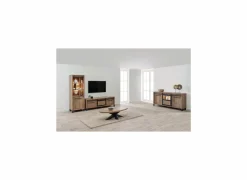 Tv-Meubels|Tv-Meubels|Tv-meubel 179cm - decor - old teak & matt black