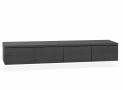 Tv-Meubels|Tv-Meubels|Tv-meubel 241cm - lamulux - zwart