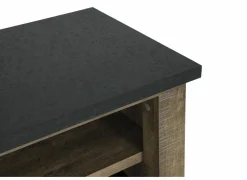 Tv-meubel Etienne 132cm - decor - industriële eik & zwart- Tv-Meubels|Tv-Meubels