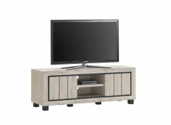 Tv-meubel Eureka 145cm - decor - natural oak & black- Tv-Meubels|Tv-Meubels