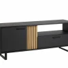 Tv-Meubels|Tv-Meubels|Tv-meubel Faro 164cm - melamine - structuur zwart