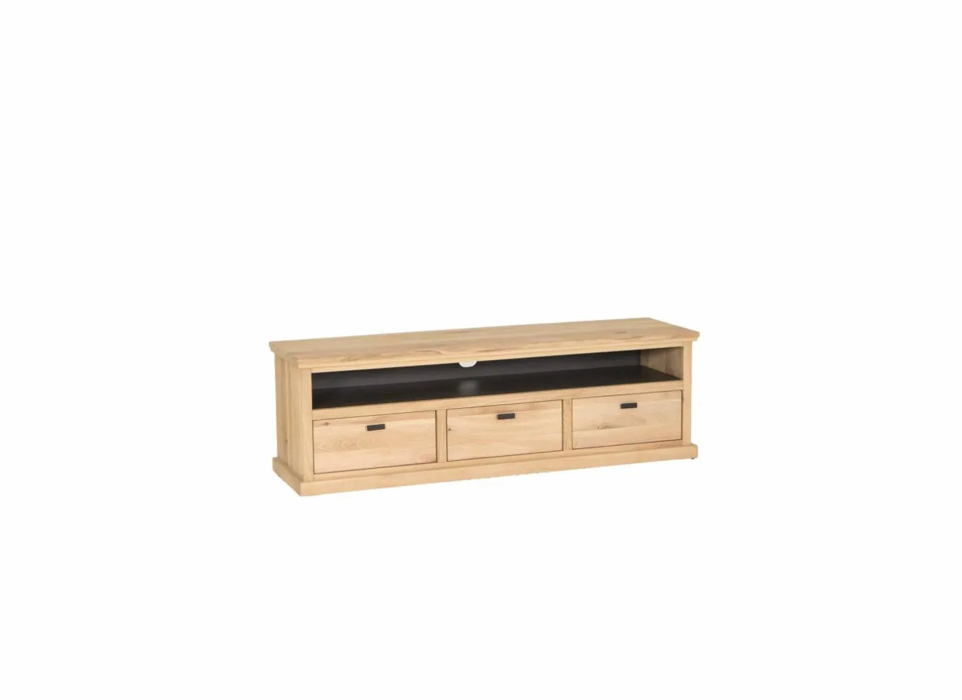 Tv-Meubels|Tv-Meubels|Tv-meubel Grimaldi 160cm - eik massief & decor - naturel