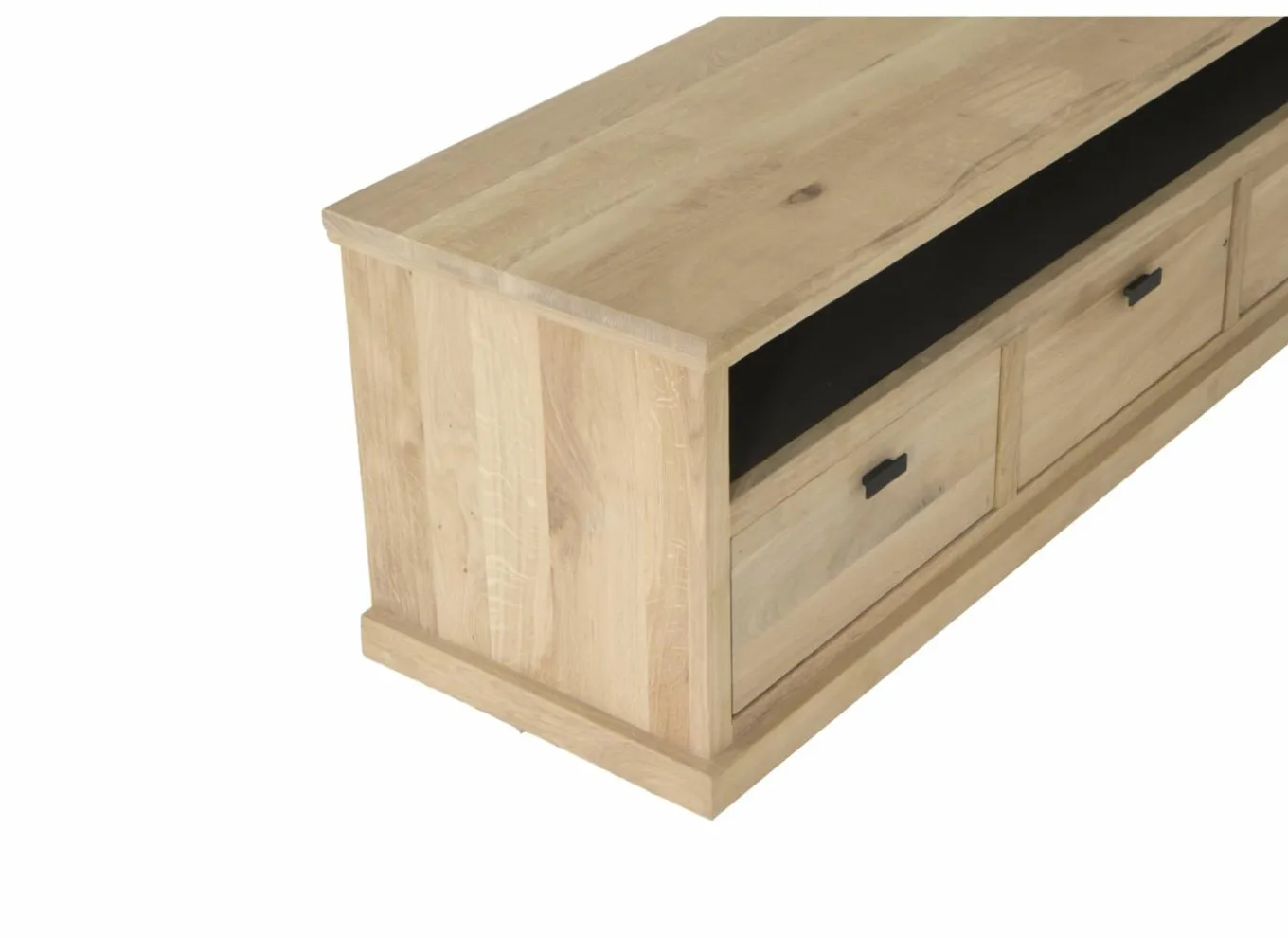 Tv-Meubels|Tv-Meubels|Tv-meubel Grimaldi 160cm - eik massief & decor - naturel