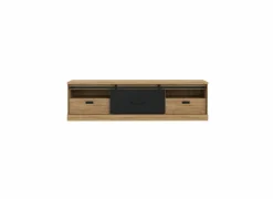 Tv-meubel Kaszimiro 203cm - decor - waterford eik & zwart- Tv-Meubels|Tv-Meubels