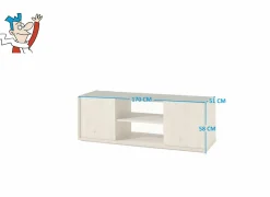 Tv-Meubels|Tv-Meubels|Tv-meubel Mambo 170cm - decor - herfst eik