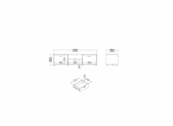 Tv-Meubels|Tv-Meubels|Tv-meubel Media 148cm - melamine - zwart