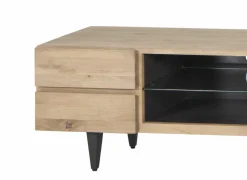Tv-Meubels|Tv-Meubels|Tv-meubel Palacio 150cm - eik massief & decor - naturel