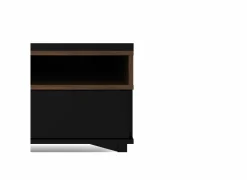 Tv-Meubels|Tv-Meubels|Tv-meubel Roomers 156cm - decor - zwart & walnoot