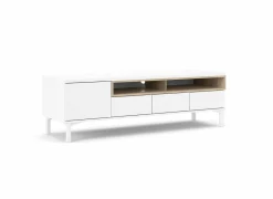 Tv-Meubels|Tv-Meubels|Tv-meubel Roomers 156cm - decor - witte eik