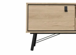 Tv-meubel Ry 151cm - decor - bruin & zwart- Tv-Meubels|Tv-Meubels