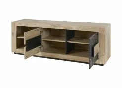 Tv-Meubels|Tv-Meubels|Tv-meubel Sacha 170cm - melamine - canyon oak & marble