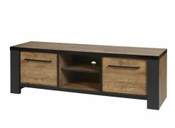 Tv-meubel Samuel 160cm - decor - denver eik & zwart- Tv-Meubels|Tv-Meubels