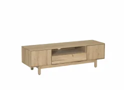 Tv-Meubels|Tv-Meubels|Tv-meubel Summer 150cm - eik massief & decor - naturel