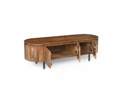 Tv-Meubels|Tv-Meubels|Tv-meubel Velian 150cm - mango massief - bruin