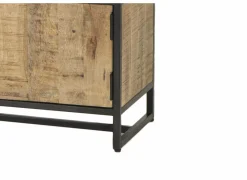 Tv-meubel Woodcraft 190cm - mango massief - bruin- Tv-Meubels|Tv-Meubels