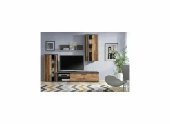 Tv-Meubels|Tv-Meubels|Tv-wandmeubel Arantus 213cm - decor - old wood & beton