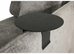 Bijzettafels|Universeel Armtafeltje 8-24cm - metaal - zwart