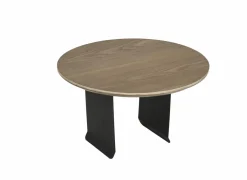 Bijzettafels|Universeel Armtafeltje 8-24cm - metaal - eiklook & zwart