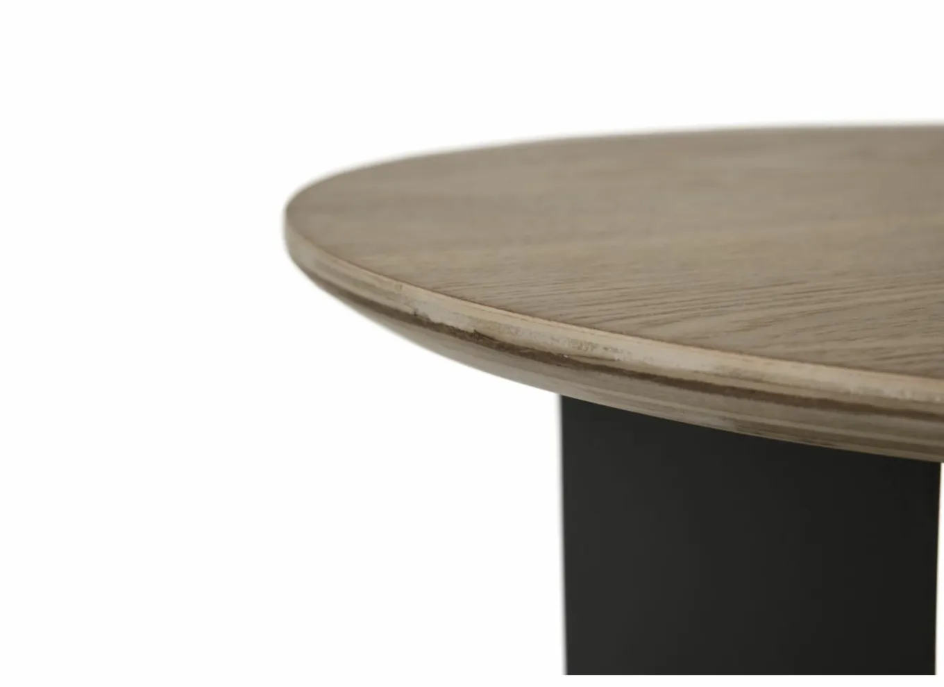 Bijzettafels|Universeel Armtafeltje 8-24cm - metaal - eiklook & zwart