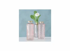 Vazen & Bloempotten|Vazen & Bloempotten|Vaas Adore H13cm - glas - roze