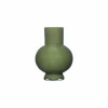 Vazen & Bloempotten|Vazen & Bloempotten|Vaas Deborah H26cm - glas - donkergroen