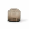 Vaas H17cm - glas - mocha- Vazen & Bloempotten|Vazen & Bloempotten
