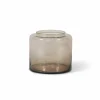 Vaas H22cm - glas - mokka- Vazen & Bloempotten|Vazen & Bloempotten