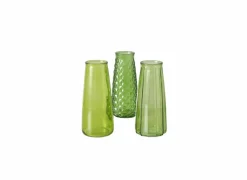 Vazen & Bloempotten|Vazen & Bloempotten|Vaas Oriana H22,5cm - glas - groen