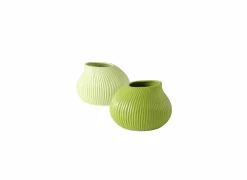Vazen & Bloempotten|Vazen & Bloempotten|Vaas Porty H14cm - keramiek - mat groen