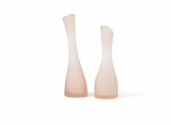 Vaas Soliflower organisch mat Small Ø7,5x19cm - glas - zalm- Vazen & Bloempotten|Vazen & Bloempotten