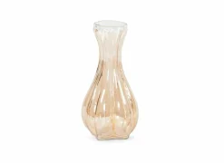 Vaas Ø9x17cm - glas - gold- Vazen & Bloempotten|Vazen & Bloempotten