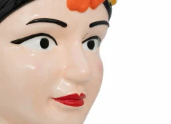 Vaas Yucaton H18,2cm - keramiek - multicolor- Vazen & Bloempotten|Vazen & Bloempotten