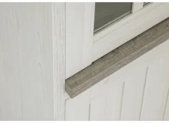 Vitrinekasten|Vitrinekasten|Vitrinekast 122cm - decor - lariks & bruine eik